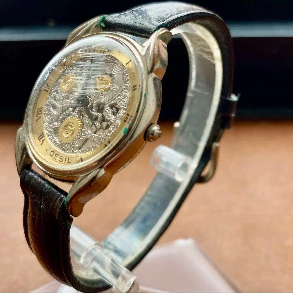 1995 FOSSIK SKELETON WATCH SK-5076